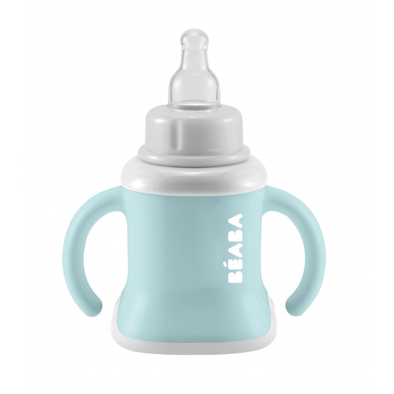 Beaba Evoluclip 3 In 1 Training Cup Gelas Anak 150 ml - Sippy Cup Botol Minum Anak Bayi Tempat Bottle