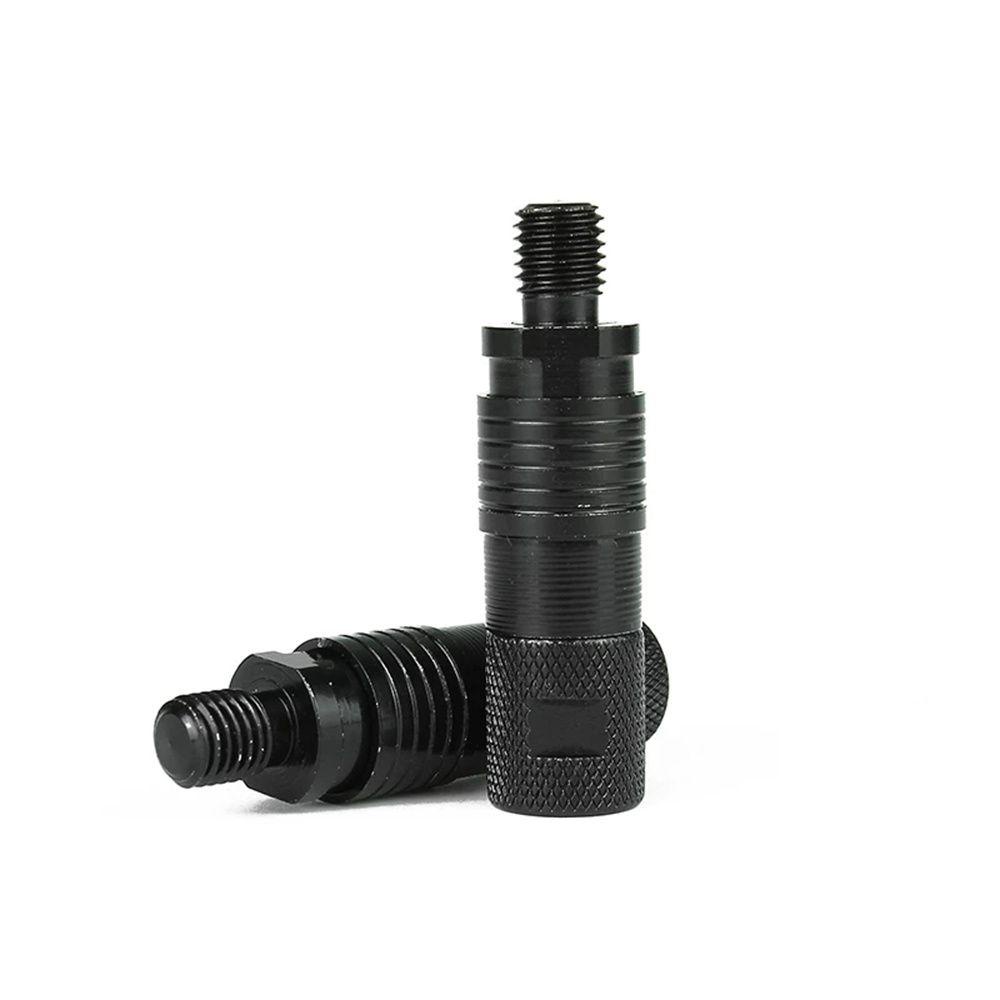 Agustinina Alarm Rod Konektor Aksesoris Alat Pancing Tahan Aus Aluminium Alloy Hitam Konektor Pancing