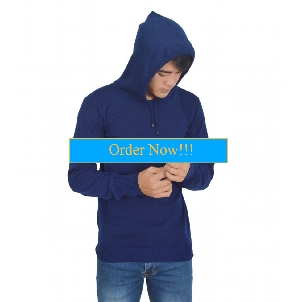 RAJUT HOODIE SWEATER / Hoodie rajut Pria / Sweater Rajut Pria / Baju Rajut Pria / Blouse Rajut