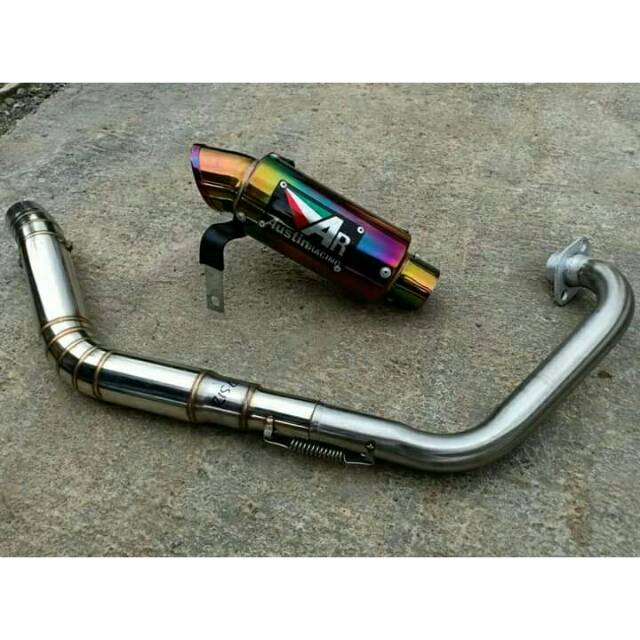 KNALPOT RACING AUSTIN PELANGI FOR YAMAHA R15