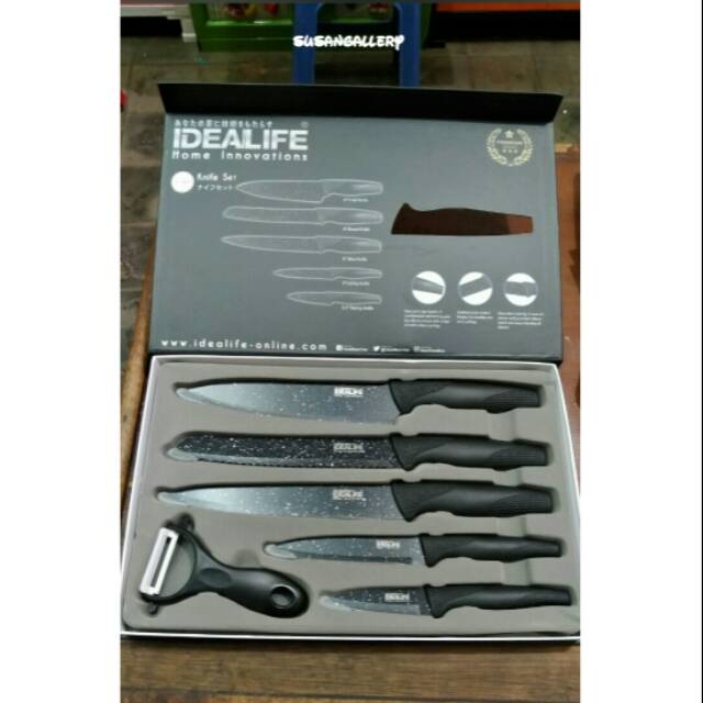 Idealife Knife Set Pisau Set 5 Buah