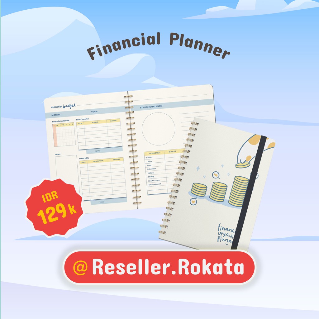 

[Ready Stock] Buku Catatan Keuangan - Financial Upgrading Planner by Rokata