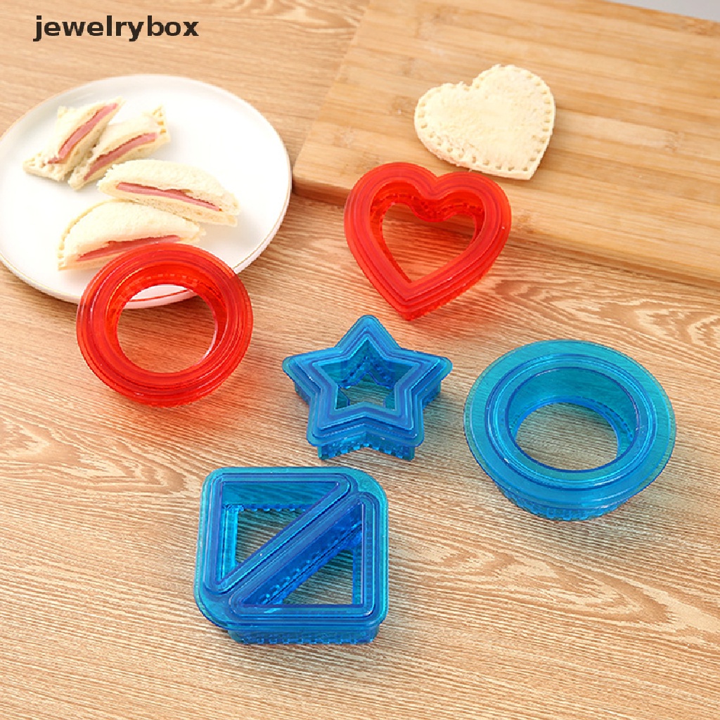 (jewelrybox) Cetakan Pemotong Sandwich Diy Untuk Anak-Anak