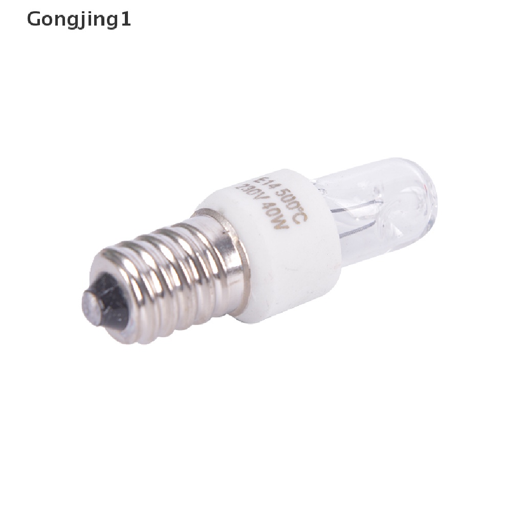 Gongjing1 Bohlam Lampu Halogen E14 Tahan Suhu Tinggi Untuk Microwave / Oven