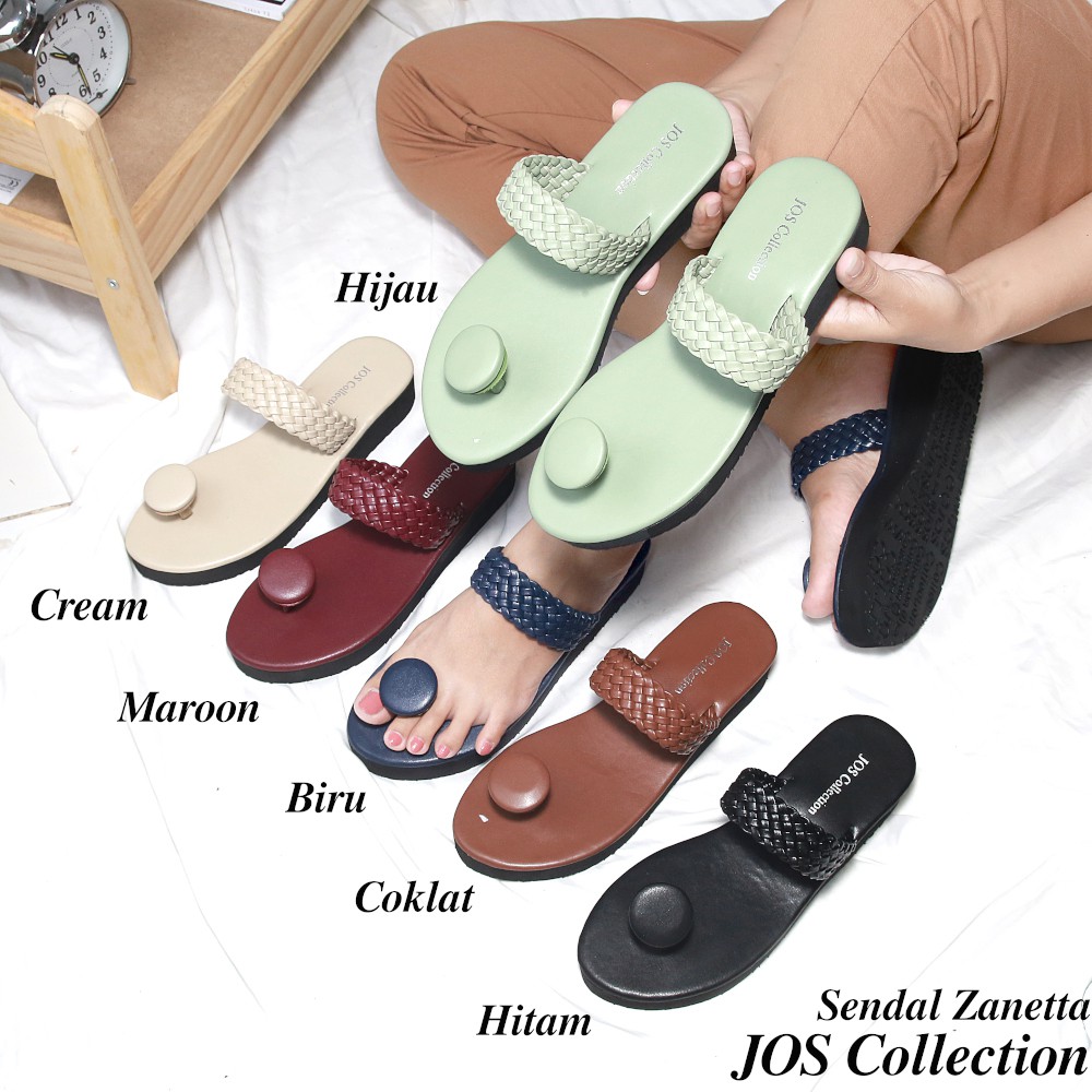 JOS Collection - Zanetta Sandal Wedges Wanita