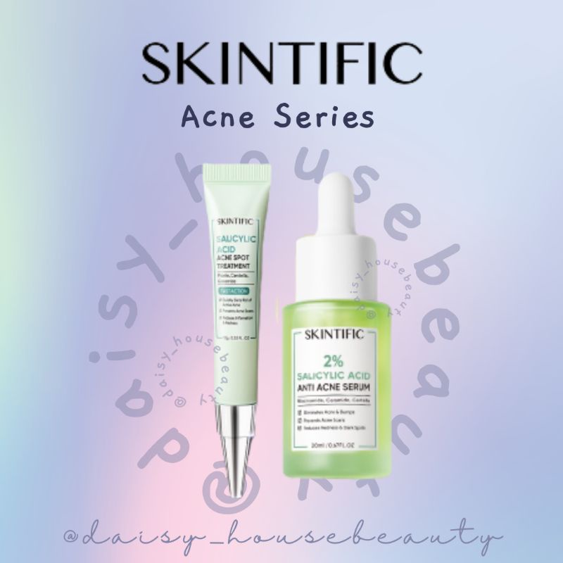 Skintific Acne Series (Acne Spot Treatment, Serum Anti Acne)