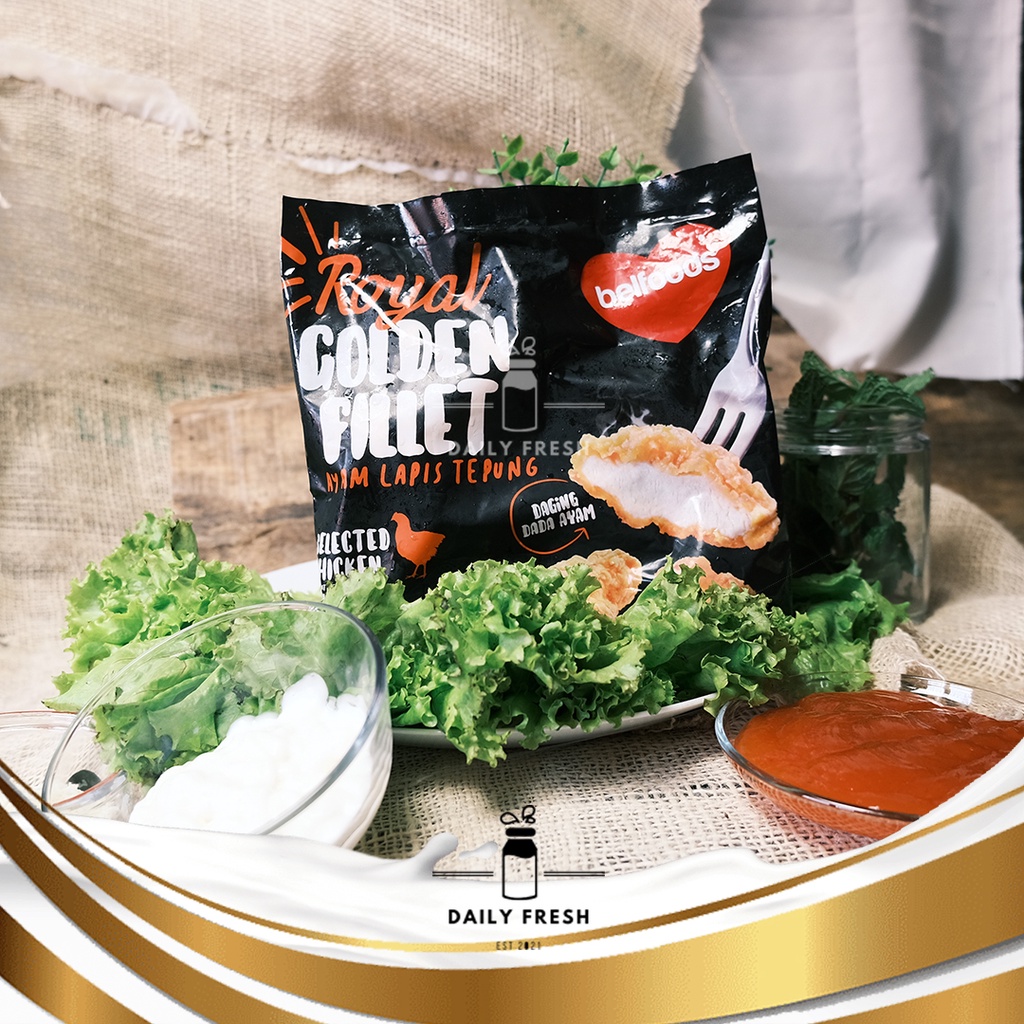 

BELFOODS ROYAL GOLDEN FILLET 250 GRAM AYAM LAPIS TEPUNG