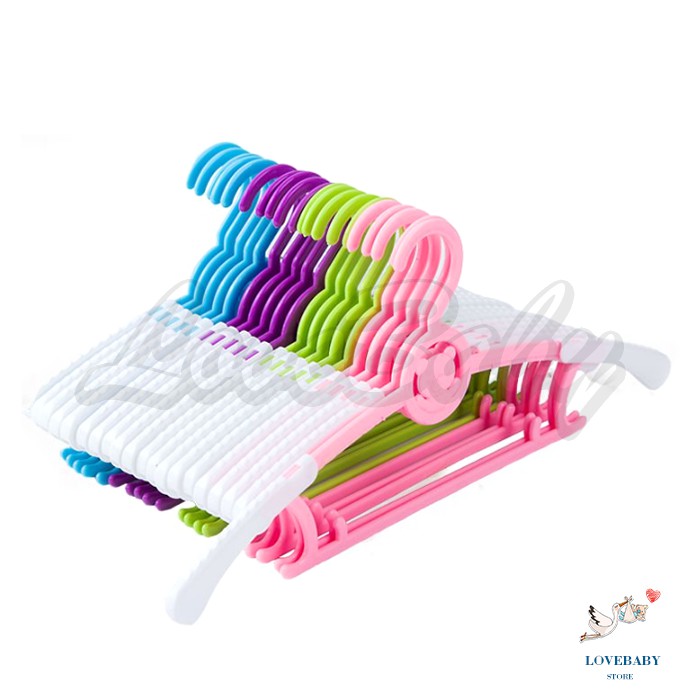 [1KG 30PCS] LBS Hanger Setelan Anak | Gantungan Baju Anak | Hanger Baby Display Anak