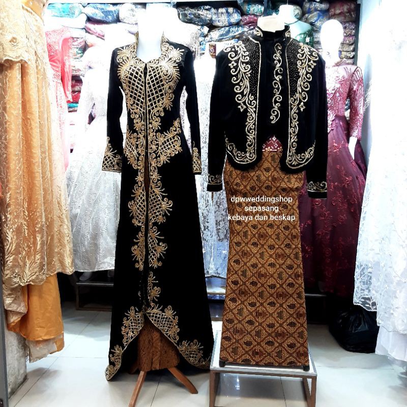 Kebaya Pengantin Bludru