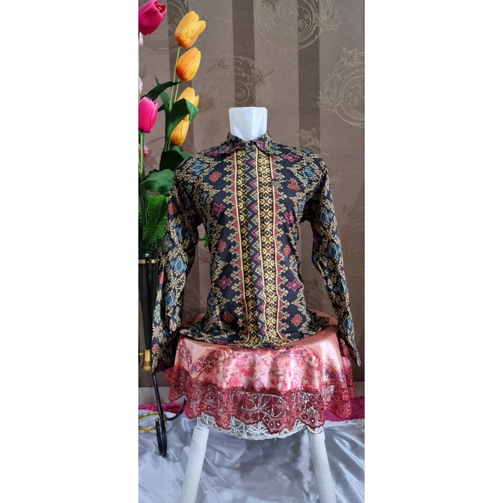 Kemeja Lengan Panjang Batik Kondangan MOTIF AYUNDA by tokozahra27