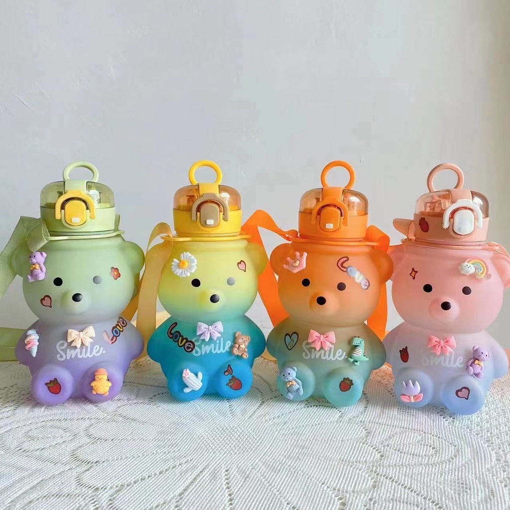 Botol Minum Gemoy Beruang Bear botol minum anak 800ML