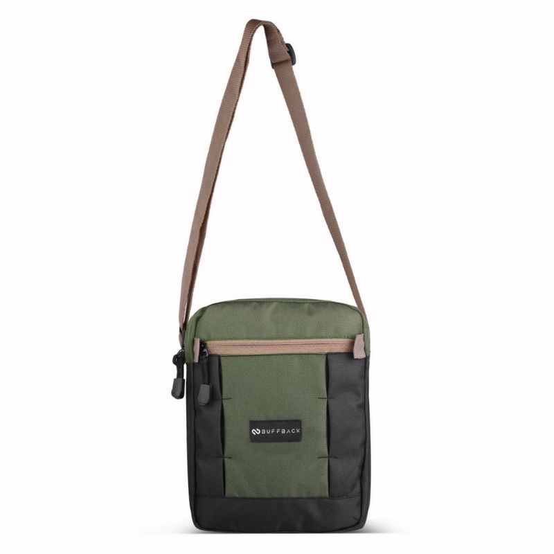 Tas Selempang Buffback Tommo, Warna Hijau