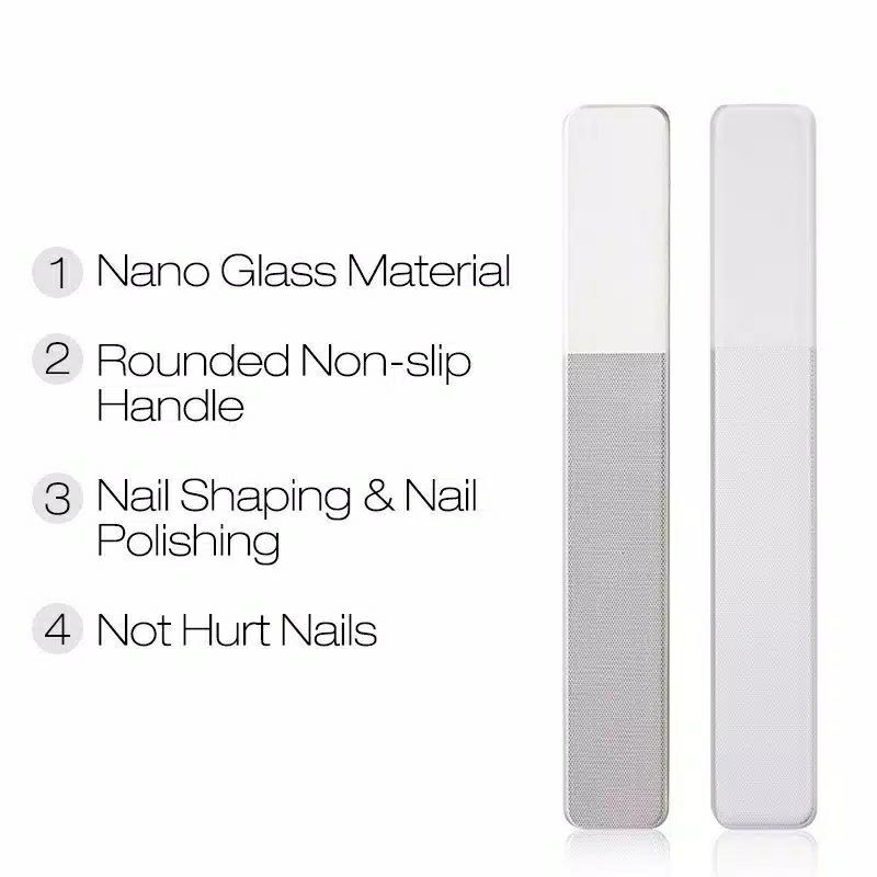 Nail Buffer Nano Glass / kaca pengkilap kuku (plus box)