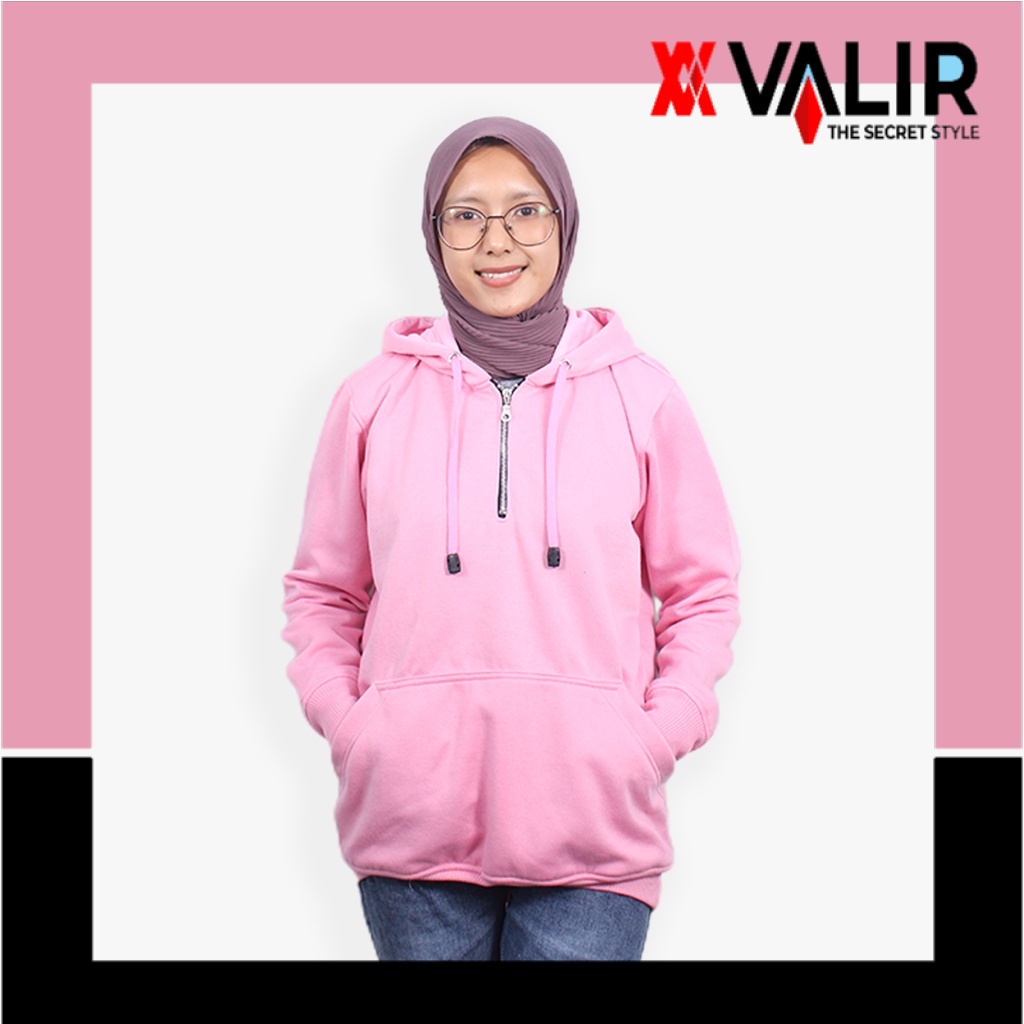 jaket cewek terbaru hoodie sweter Valir Bella Hoodie Resleting