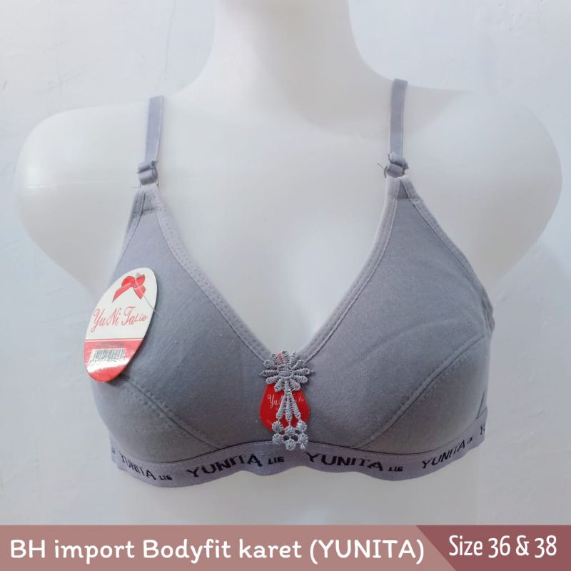 BRA/BH SPORT PAKAIAN DALAM WANITA TANPA KAWAT BODYFIT LIST KARET (YUNITA)