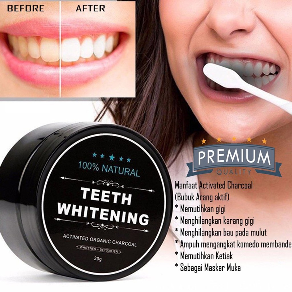 Charcoal Activated Teeth Whitening Formula