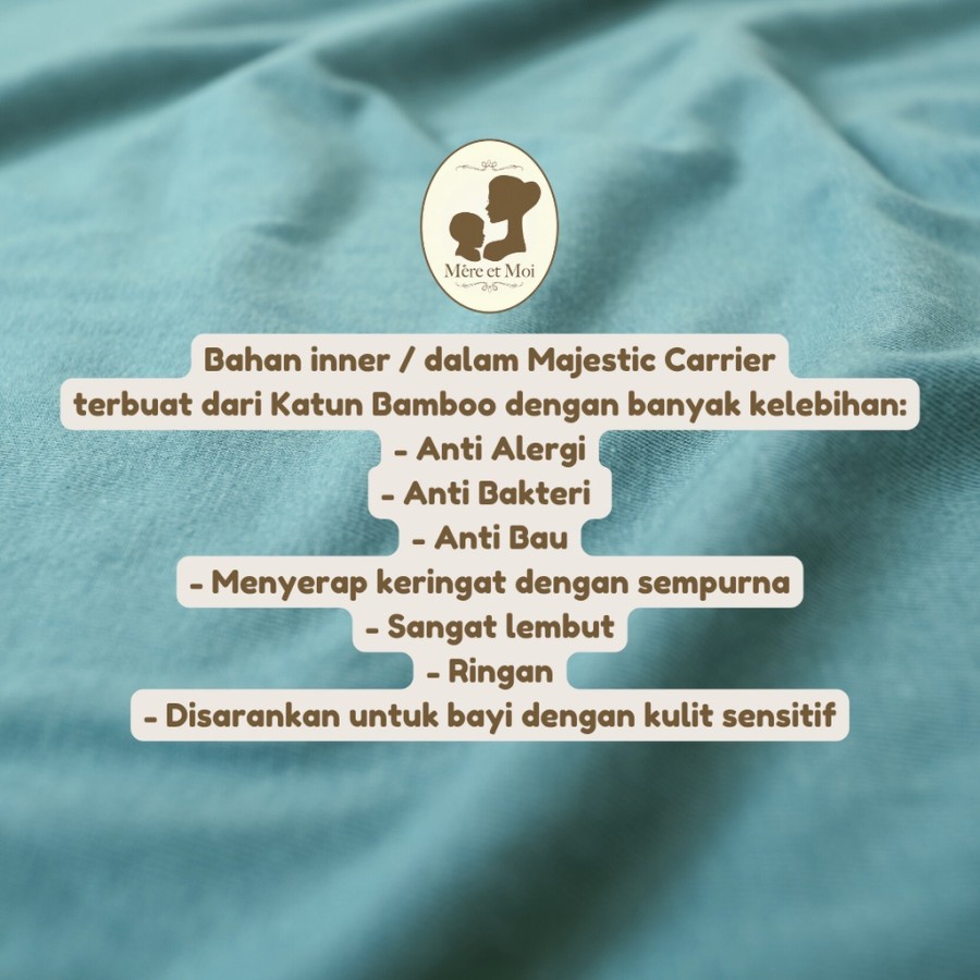 Gendongan Bayi Premium Majestic Baby Carrier Mere Et Moi