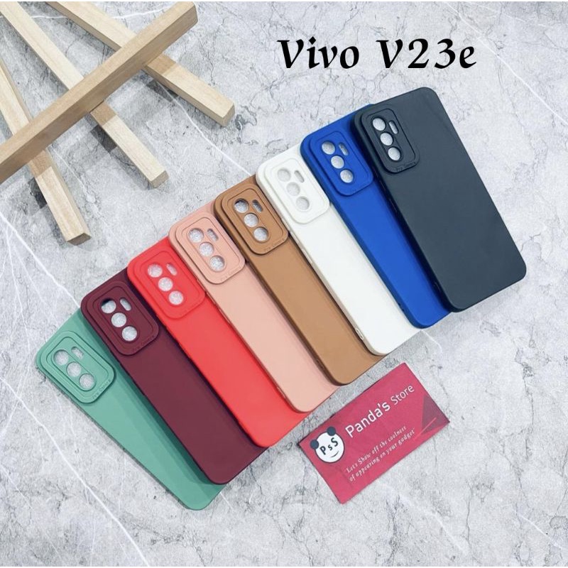 Softcase Pro Camera Vivo V23e Candy Case Full Color 3D Silikon TPU