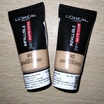 loreal paris infallible 24h matte cover foundation light linen mini 5 ML ORIGINAL