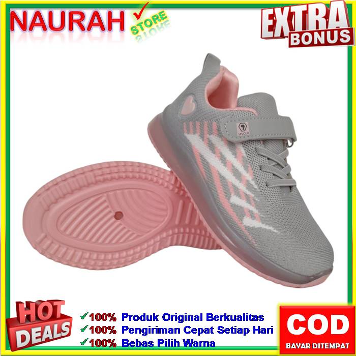 SEPATU ANAK SPICER LAMPU LED SNEAKERS ANAK PEREMPUAN SKEEPER PINK 100% ORIGINAL EMPUK NYAMAN RINGAN ANTI SLIP