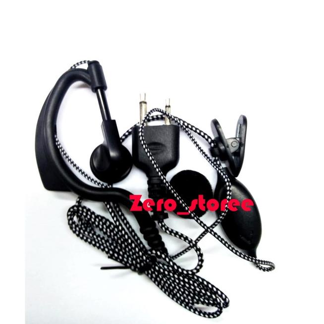 Hands Headset Ht A DJ195 DJ196 ICom V80 V86 CRX Earmic Earset Tali Sepatu Jack Atas Lurus J1C2