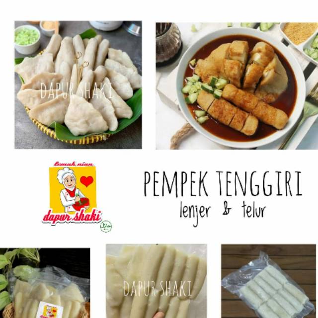 

Pempek telor & lenjer isi 10