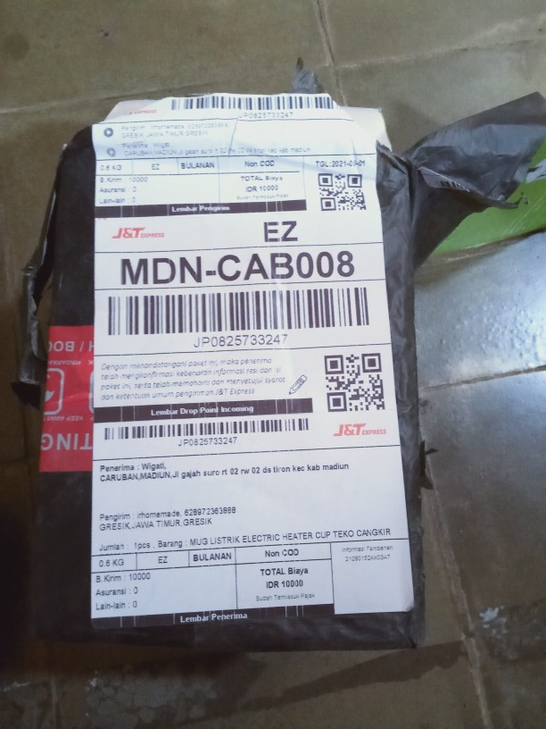 Mug Listrik Electric Heater Cup Teko Cangkir Pemanas