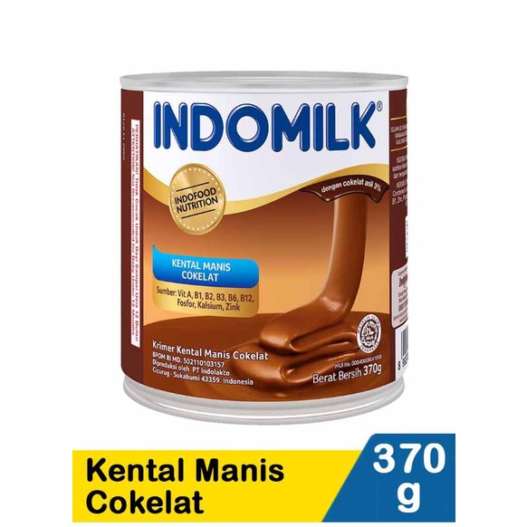 

Indomilk Kental Manis Chocolate 370G