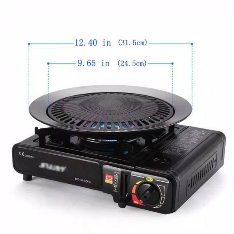 Panggangan Teflon Smokeless Barbeque Grill 32CM BBQ grill / pemanggang sosi