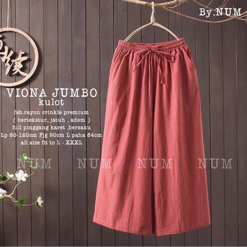 VIONA JUMBO KULOT / celana kulot jumbo