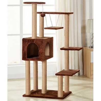 Cats Tree / Pohon Bermain Kucing / Rumah Kucing / Cat Condo / Cat Tower / Kandang Kucing Tingkat