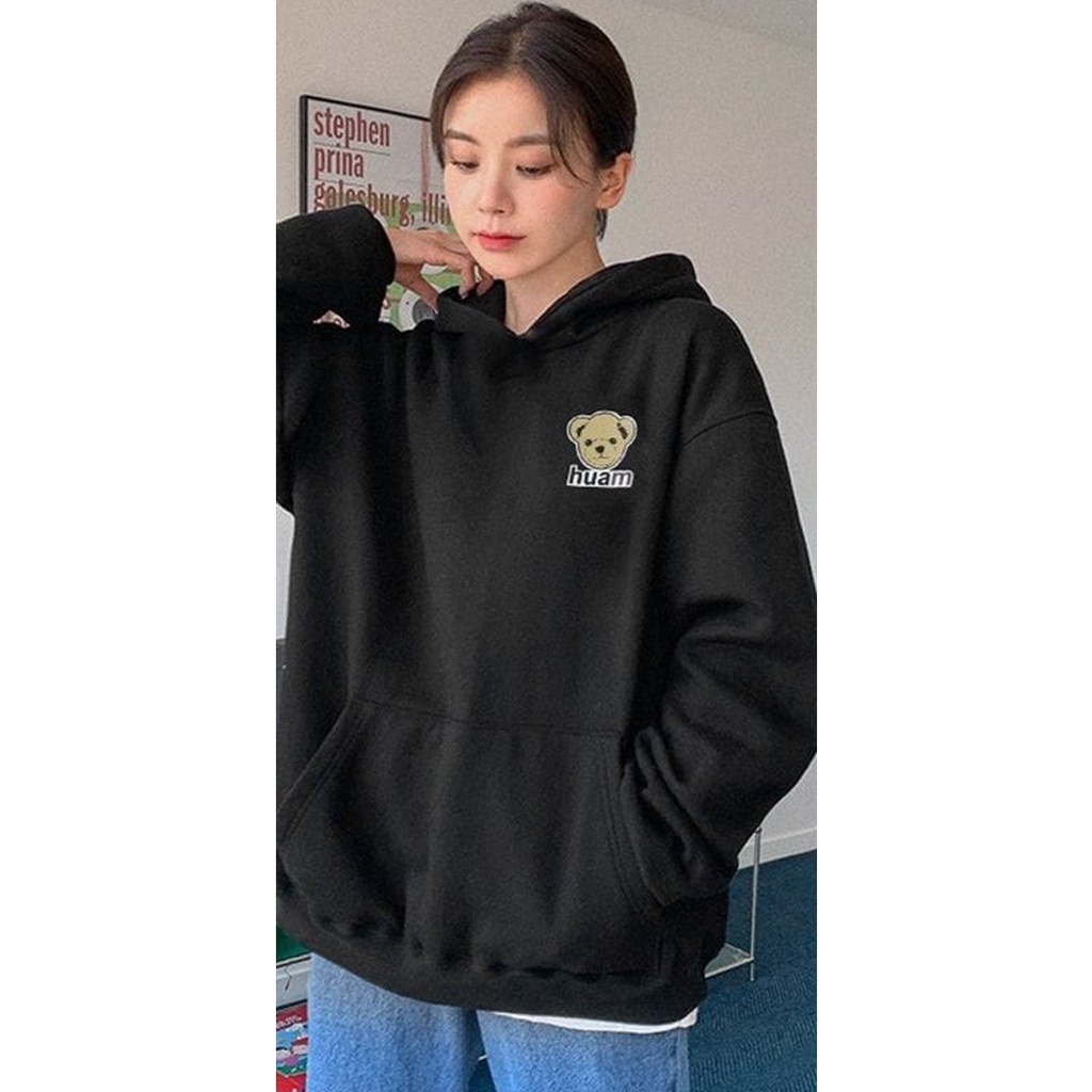 Outfit - Huam Hoodie l Sweater Wanita Korean Style Premium