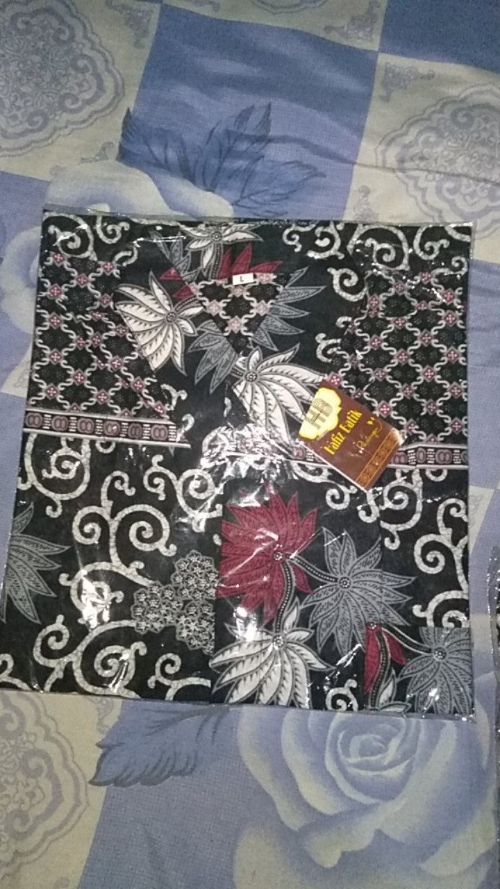 Batik Couple Keluarga Sania Ruffle Ori Ndoro Jowi Dnt Kembang Langit