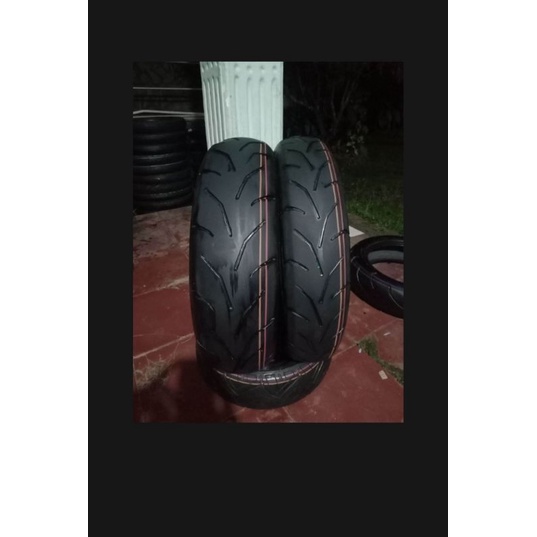 sepasang ban tubles UKIRAN motor aerok ring 14
