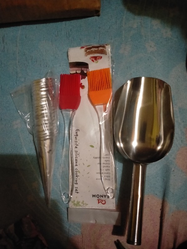 Scoop Sedok Sekop Serok Stainless Steel - Kecil (5cm)