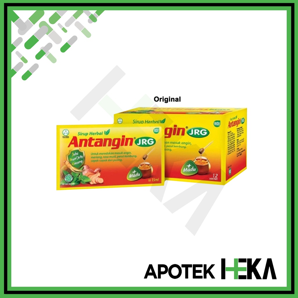 Antangin JRG Sirup Box isi 12 Sachet - Original / Mint (SEMARANG)