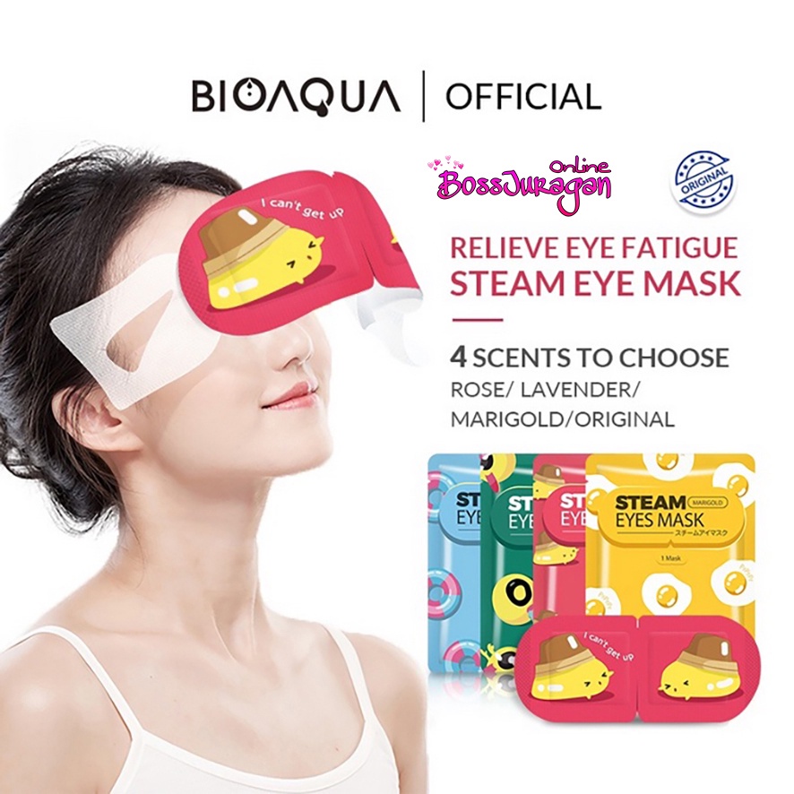 BIOAQUA Masker Mata Steam Eye Mask Lavender/Rose/Original/Marigold