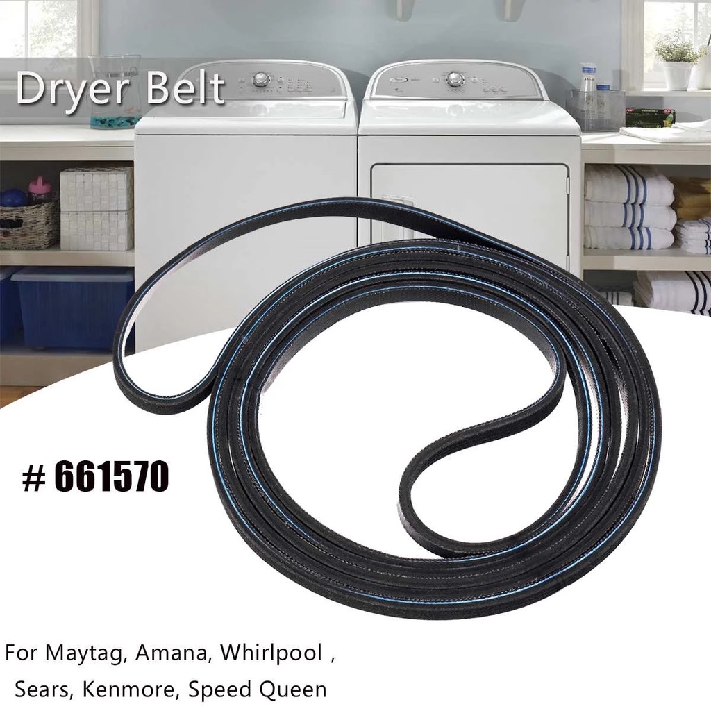 Belt Drum Dryer Mesin Karet 661570 Maytag Whirpool Speed Queen Unimac Ipso Huebsch Rubber Cuci Washer #661570