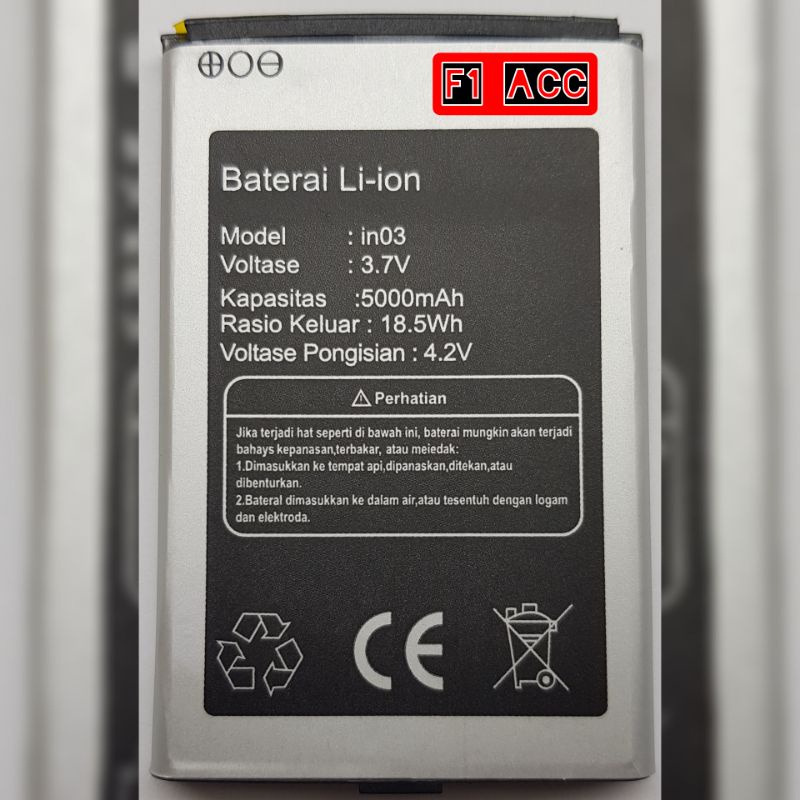 Baterai Modem Mifi Bolt in03 Wifi Bold Aquila Max Ultra LTE IN03 , iNO3 BL1 Baterai WiFi Bold Aquila
