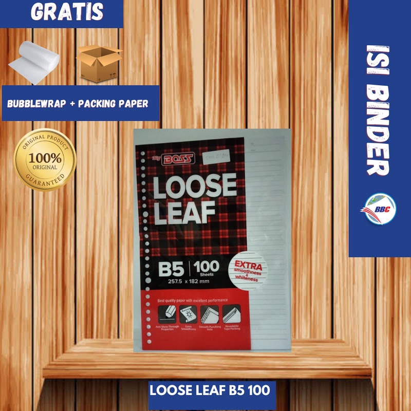 

BIGBOSS LOOSE LEAF 100 B5