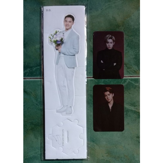 PHOTOCARD PC EXO CHANYEOL SEHUN LIGHTSTICK LS VER 3 STANDEE D.O KYUNGSOO NATREP NATURE REPUBLIC