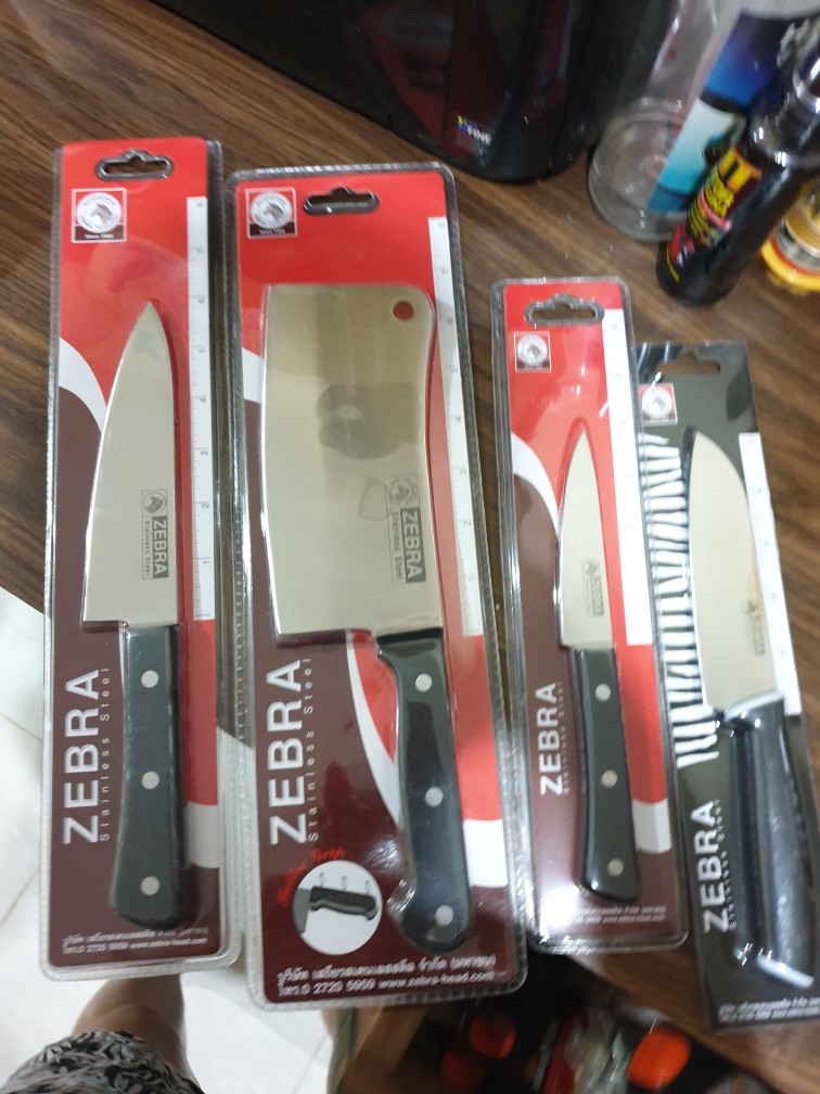 Zebra Utility Knife 4 Chef (100290) / Pisau Dapur