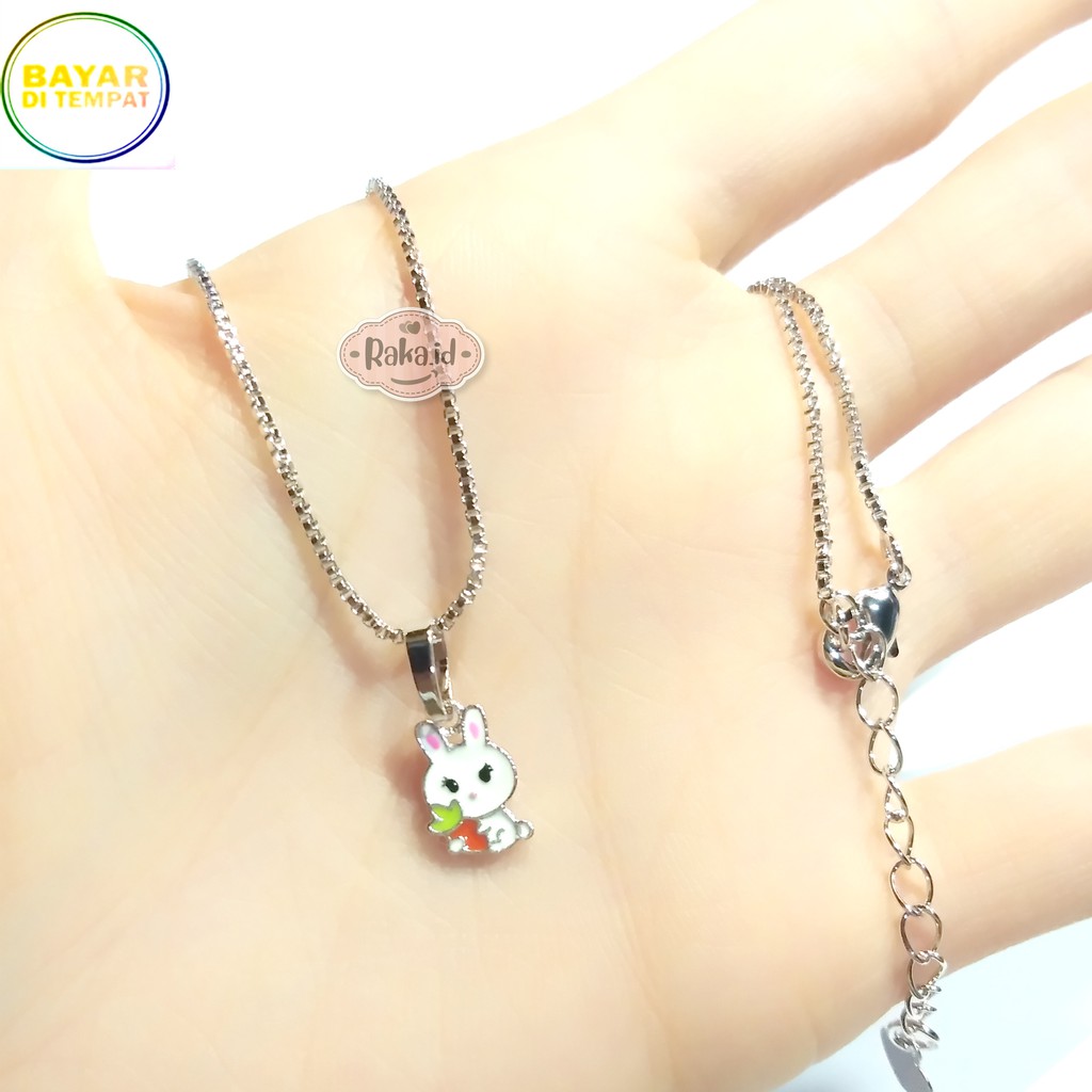 RAKA Acc - Kalung Anak Bunny Kelinci Xuping Perhiasan Cantik Anak Lapis Emas 18k 430