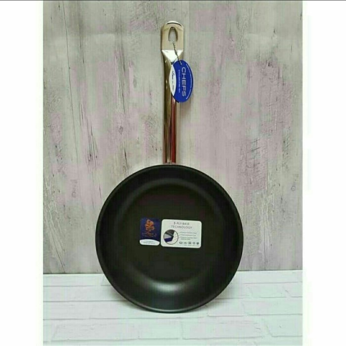 Bima Chefs Fry Pan Teflon 24 cm Non Stick Chef Fry Pan Stainless