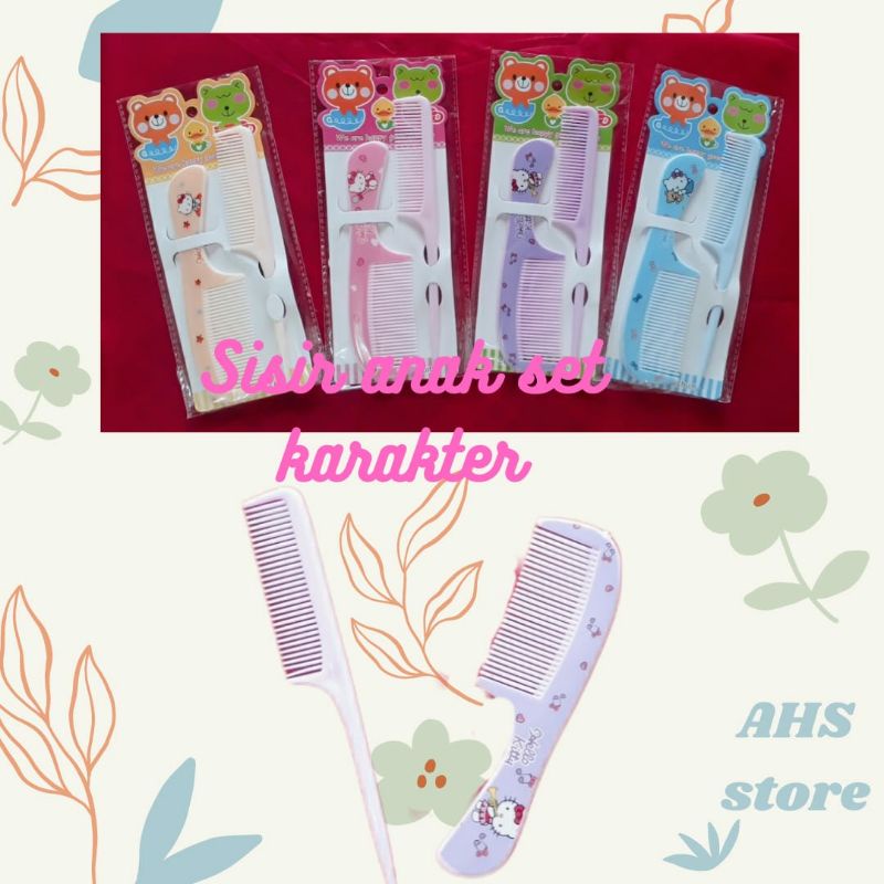 Sisir Karakter Set 2 in 1 Haircombo Anak