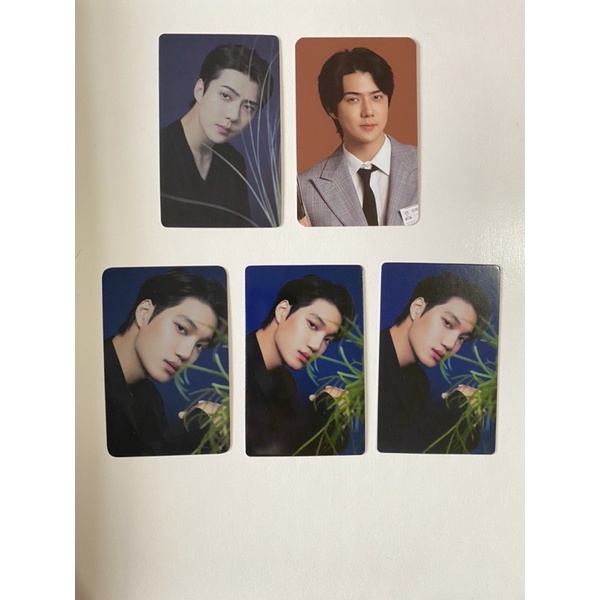 EXO Season’s Greetings 2021 2022 POB Benefit Sehun Kai Photocard PC Apple Music 11st SG