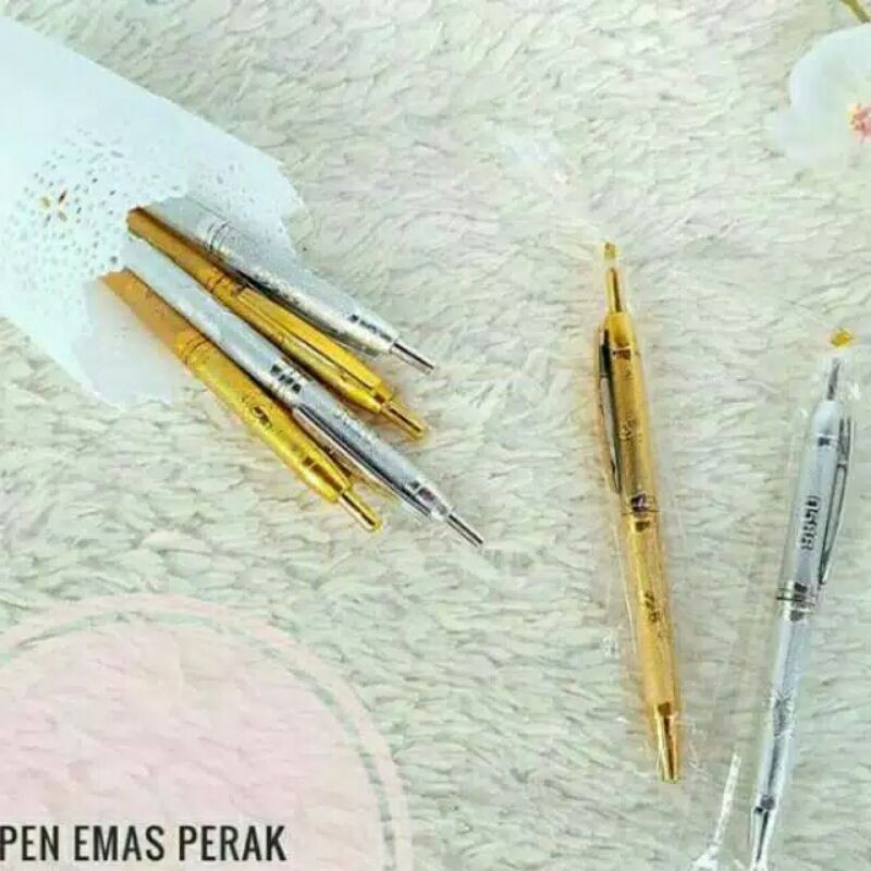 pulpen emas dan gold