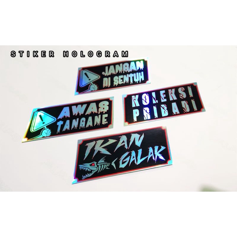 

Stiker Mini Hologram Akuarium kata kata