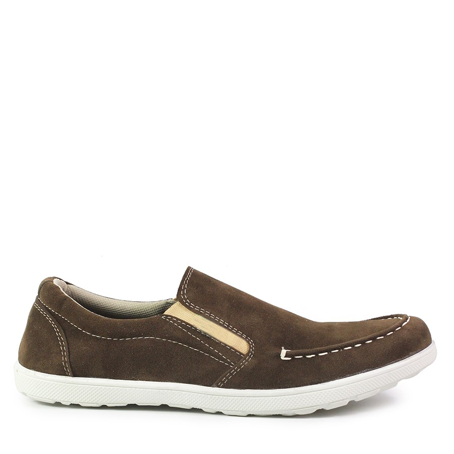 [bisa cod]sepatu pria kickers slop askos suede formal murah sepatu casual slip on santai