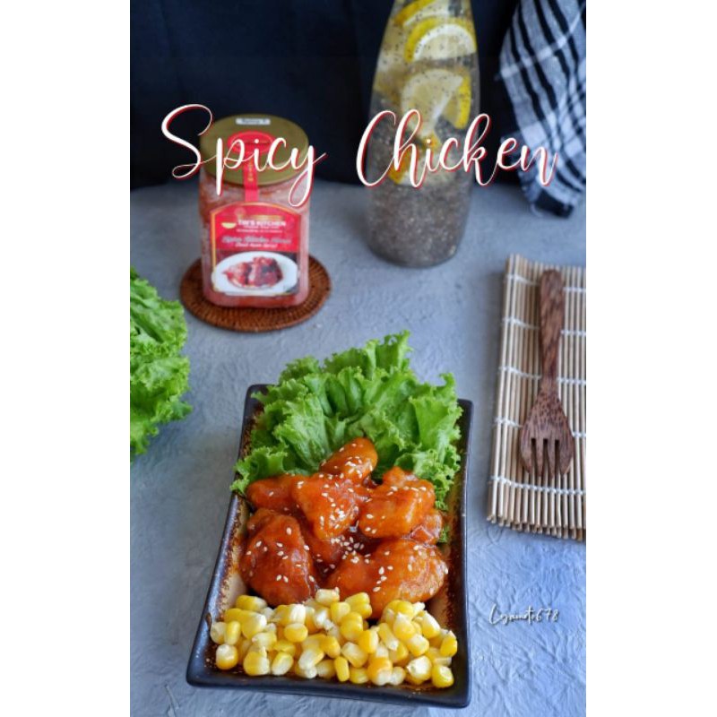 

Saos spicy Tins Kitchen 375 gram level 3